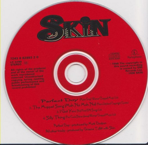 Skin (4) : Perfect Day (CD, Single, CD2)