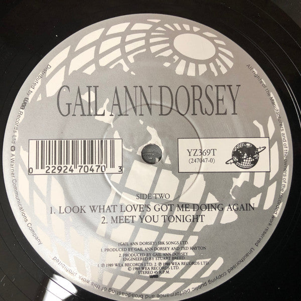 Gail Ann Dorsey : Just Another Dream (12")