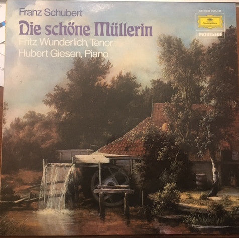 Franz Schubert, Fritz Wunderlich, Hubert Giesen : Die Schöne Müllerin (LP, RE)