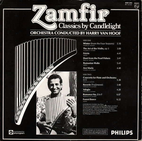 Gheorghe Zamfir : Classics By Candlelight (LP)