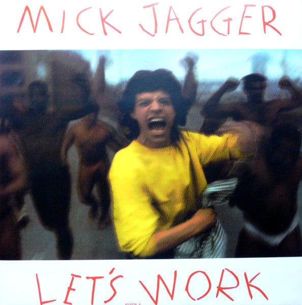 Mick Jagger : Let's Work (12", Single)