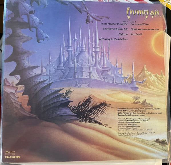 Diamond Head (2) : Borrowed Time (LP, Album, RE)