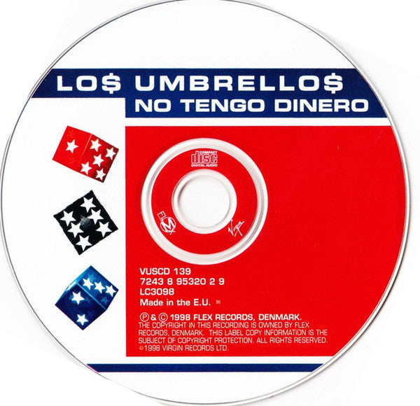 Los Umbrellos : No Tengo Dinero (CD, Maxi)