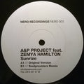 A&P Project Feat. Zemya Hamilton : Sunrize (12", Promo)