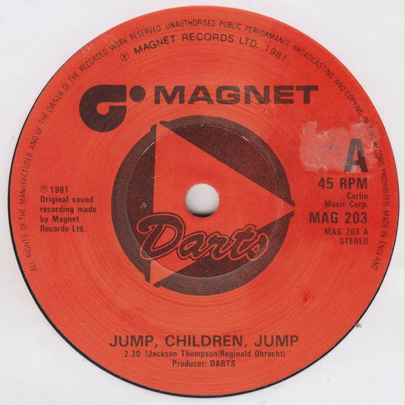 Darts : Jump Children Jump (7", Single, Sol)