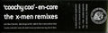 En-Core Feat. Stephen Emmanuel & Eska Mtungwazi : Coochy Coo (The X-Men Remixes) (12", Promo)