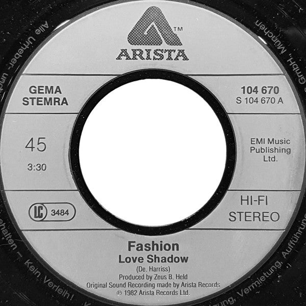 Fashion : Love Shadow (7", Single)