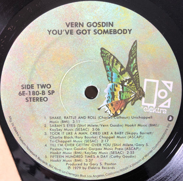 Vern Gosdin : You've Got Somebody (LP, Album)
