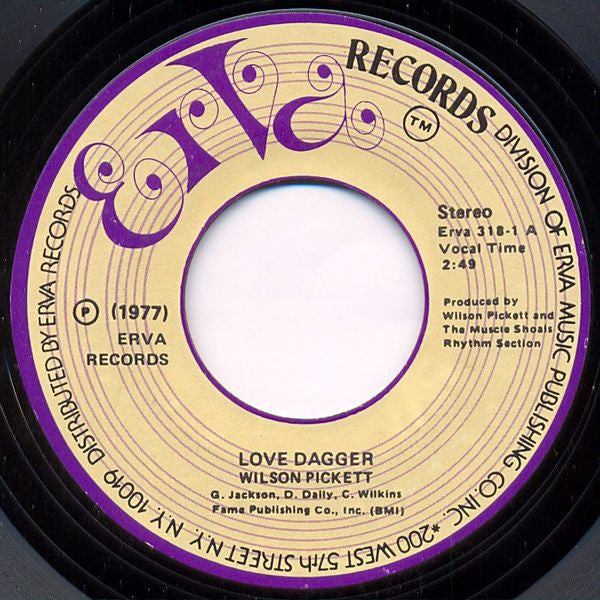Wilson Pickett : Love Dagger (7", Single, Styrene)
