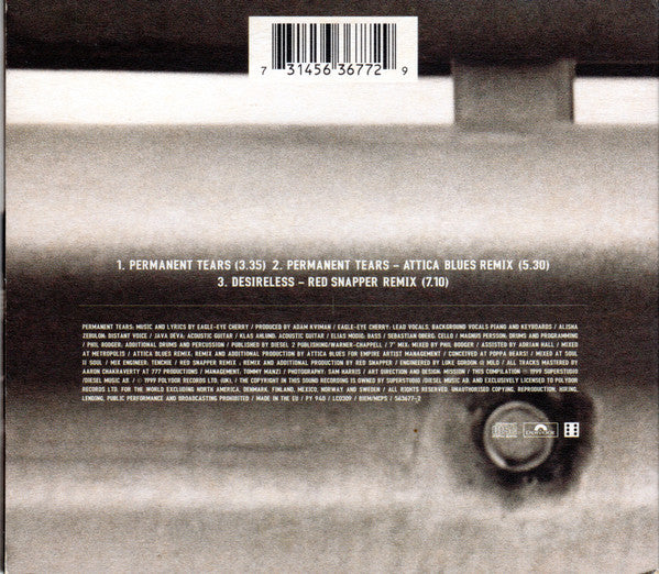 Eagle-Eye Cherry : Permanent Tears (CD, Single, CD2)