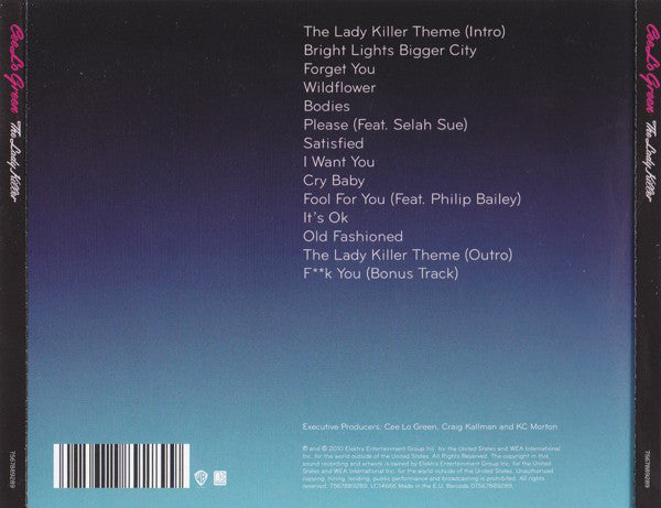 Cee Lo Green* : The Lady Killer (CD, Album)