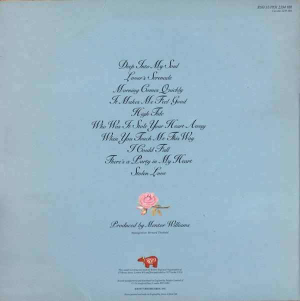 Barbara Dickson : Morning Comes Quickly (LP, Album, RCA)
