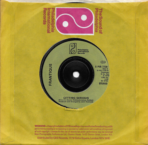 Frantique : Strut Your Funky Stuff (7", Single, Inj)