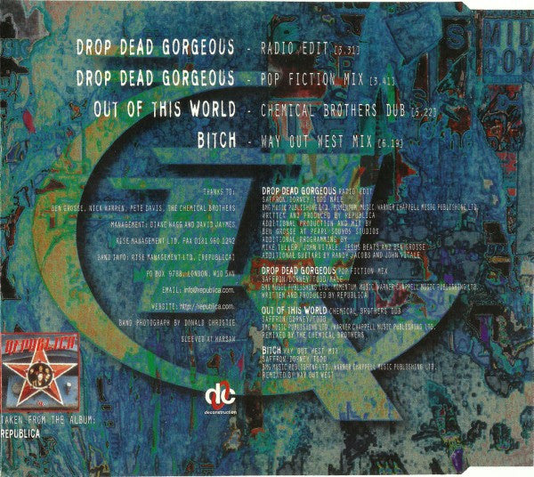 Republica : Drop Dead Gorgeous (CD, Single, CD1)