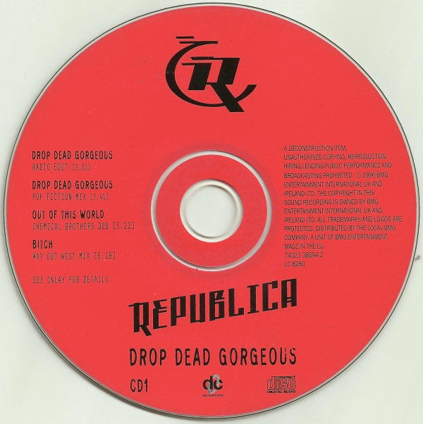 Republica : Drop Dead Gorgeous (CD, Single, CD1)