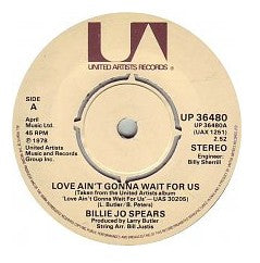 Billie Jo Spears : Love Ain't Gonna Wait For Us (7")