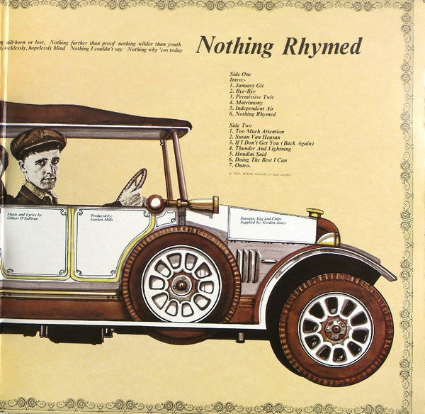 Gilbert O'Sullivan : Himself (LP, Album)