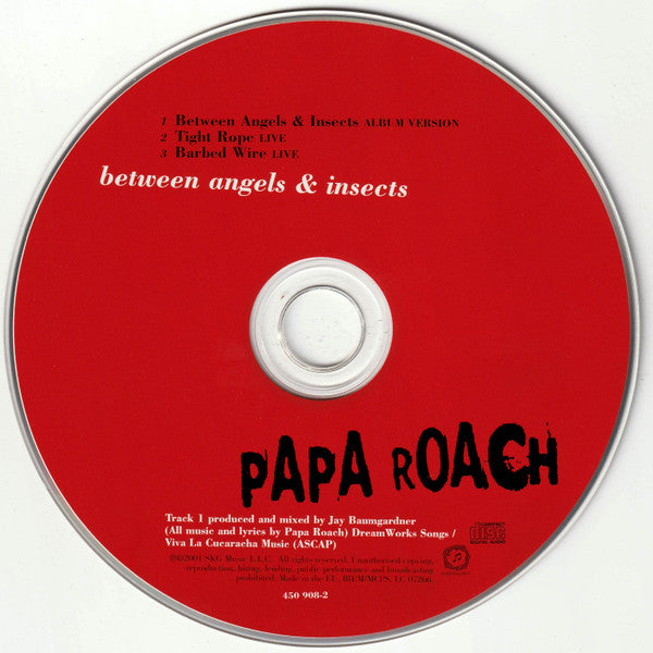 Papa Roach : Between Angels And Insects (CD, Single, Ltd, Num)