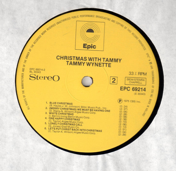 Tammy Wynette : Christmas With Tammy (LP, Album)