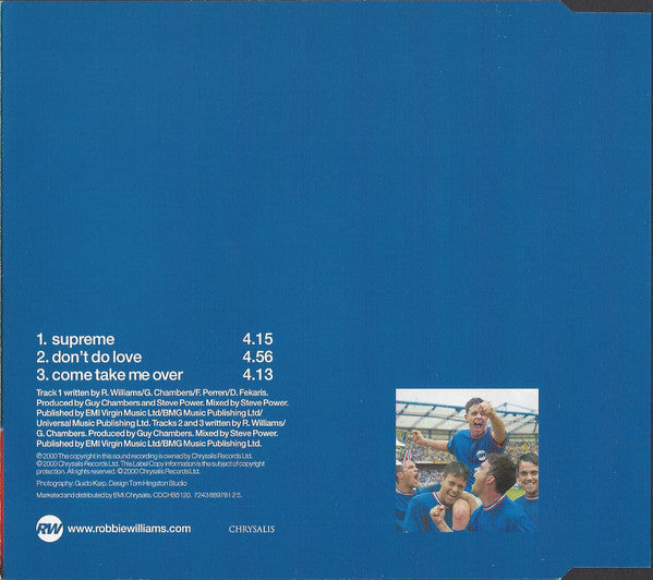 Robbie Williams : Supreme (CD, Single)