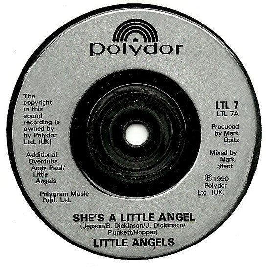 Little Angels : She's A Little Angel (7", Single)