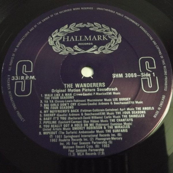 Various : Juke Box Classics - The Wanderers (Original Soundtrack) (LP, Comp, RE)