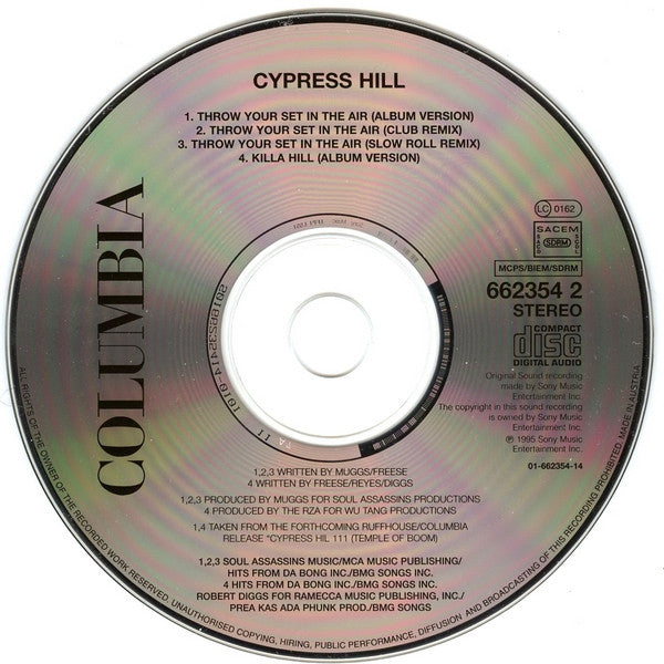 Cypress Hill : Throw Your Set In The Air (CD, Single)
