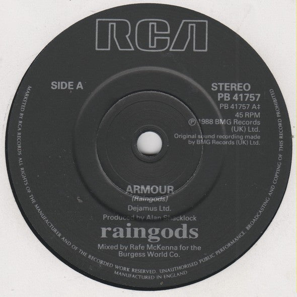 Raingods : Armour (7", Single)