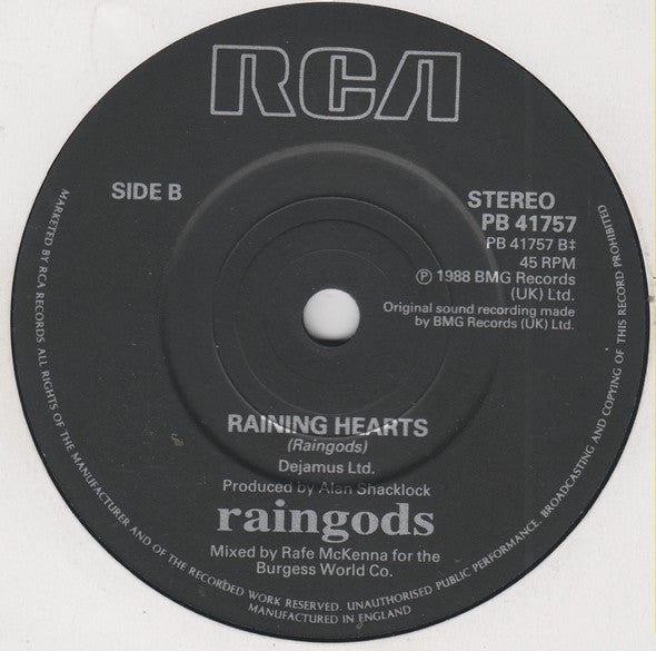 Raingods : Armour (7", Single)