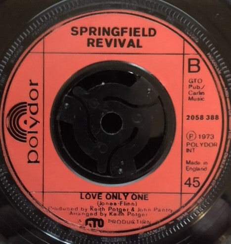 Springfield Revival : Something Out Of A Dream (7")