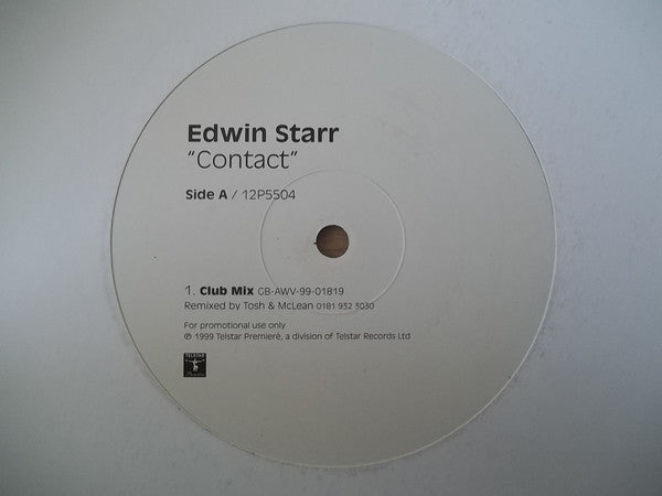 Edwin Starr : Contact (12", Promo)