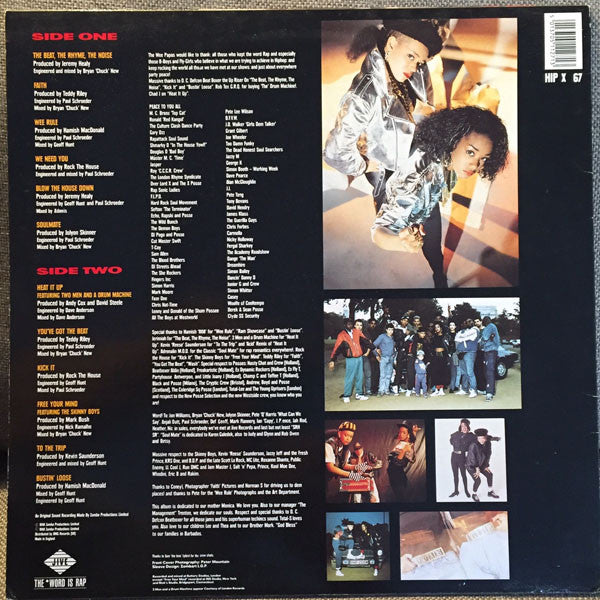 Wee Papa Girl Rappers : The Beat, The Rhyme, The Noise (LP, Album + 12")