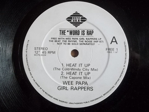 Wee Papa Girl Rappers : The Beat, The Rhyme, The Noise (LP, Album + 12")