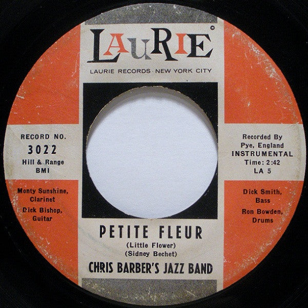 Chris Barber's Jazz Band : Petite Fleur (Little Flower) (7", Single)