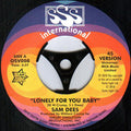 Sam Dees : Lonely For You Baby (7")