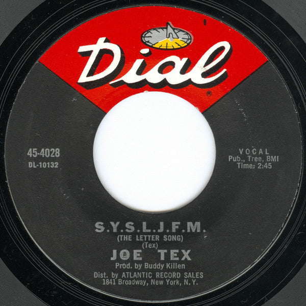 Joe Tex : S.Y.S.L.J.F.M. (The Letter Song) / I'm A Man (7", Single, Styrene, Mon)