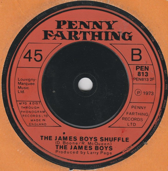The James Boys (2) : Shoog Shoog (Sugar Baby) (7")