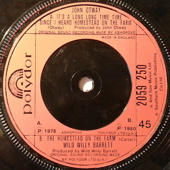 John Otway & Wild Willy Barrett : DK 50/80 (7", Single)