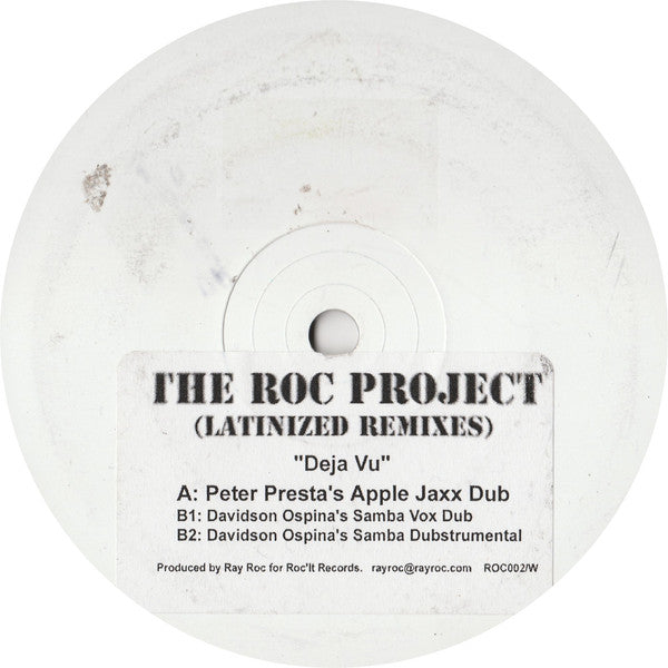 The Roc Project : Déjà Vu (It's Hard To Believe) (Latinized Remixes) (12", W/Lbl, Sti)