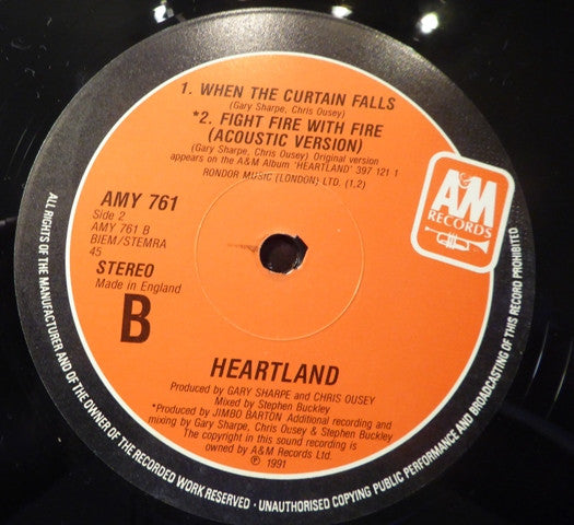 Heartland : Fight Fire With Fire (12", Single)