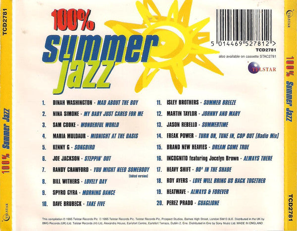 Various : 100% Summer Jazz (CD, Comp)