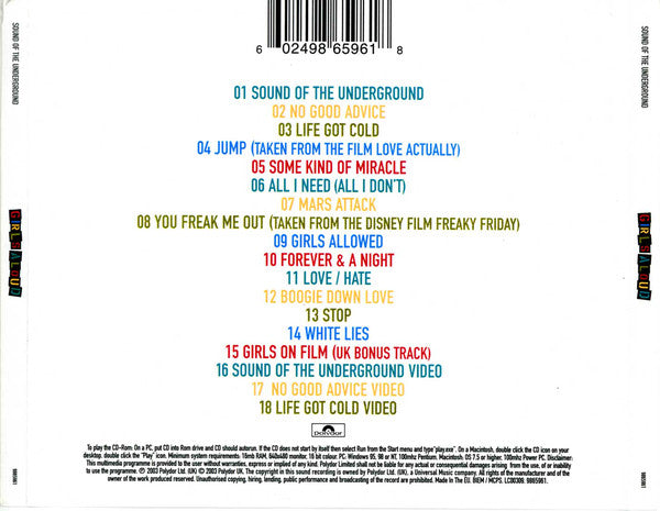 Girls Aloud : Sound Of The Underground (CD, Album, Enh, RE, S/Edition)