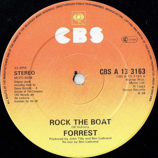 Forrest : Rock The Boat (12", Single)