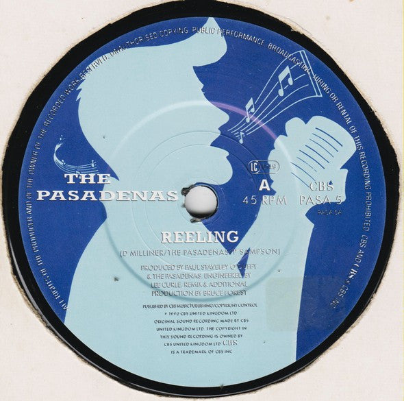 The Pasadenas : Reeling (7", Single)