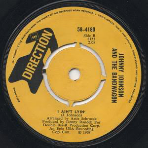 Johnny Johnson And The Bandwagon : Let's Hang On (7", Single, 4 P)