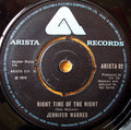 Jennifer Warnes : Right Time Of The Night (7", Single)