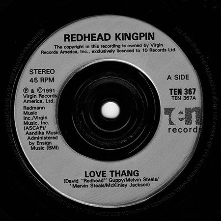 Redhead Kingpin And The FBI : Love Thang (7", Single)