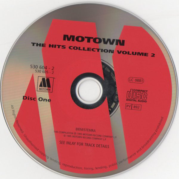 Various : Motown: The Hits Collection Volume 2 (2xCD, Comp)