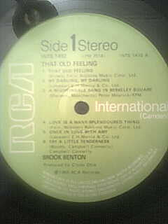 Brook Benton : That Old Feeling (LP)