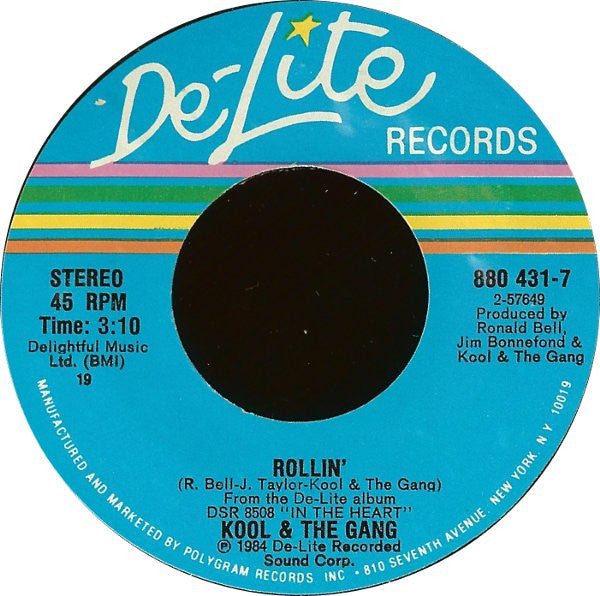 Kool & The Gang : Misled / Rollin' (7", Single, Styrene, 19 )